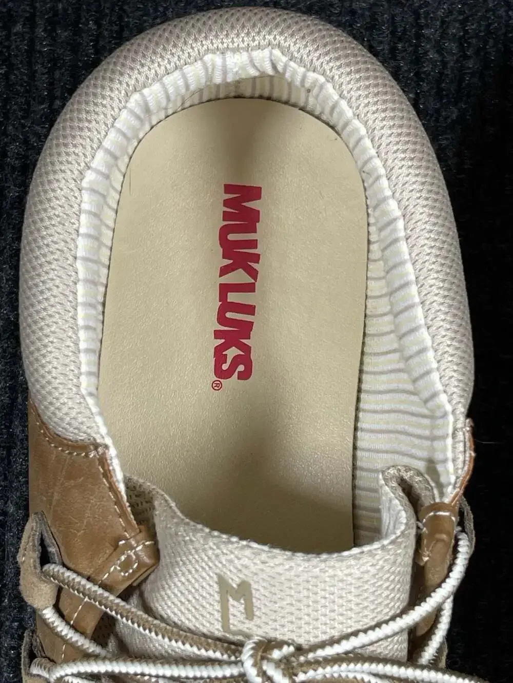 Muk Luks Brown and Tan Casual High Top Lace-Up Sneakers Size 12